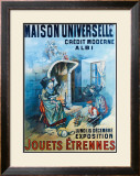 Maison Universelle Framed Giclee Print by B. Kaufmann