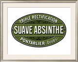 Sauve Absinthe Label, c 1900 Framed Giclee Print by Jacques Nathan-Garamond