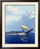 Northern Pacific Railroad, Alaska Framed Giclee Print
