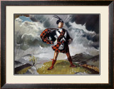 Western Highlands, LNER/LMS Poster, 1934 Framed Giclee Print by Doris Clare Zinkeisen