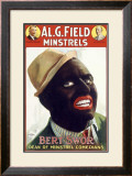 Burt Swor, Minstrel Comedian Framed Giclee Print