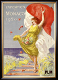 Exposition de Monaco, 1920 Framed Giclee Print by Leonetto Cappiello