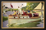 The Broads, LNER/LMS, 1937 Framed Giclee Print by Arthur C Michael