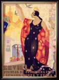 Sevilla, Fiestas Primavera Framed Giclee Print by Juan Balcera de Fuentes