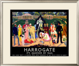 Harrogate, LNER Poster, 1934 Framed Giclee Print by Anna Katrina Zinkeisen