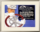Automobil Ausstellung Framed Giclee Print by Lucian Bernhard