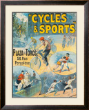 Exposition Internationale, Cycles & Sports Framed Giclee Print by Lucien Lefevre
