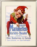 Marionette Puppet Theater Framed Giclee Print