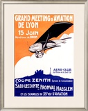 Grand Aviation, Meeting of Lyon Framed Giclee Print