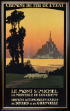 Le Mont St. Michel Framed Giclee Print by Constant Leon Duval
