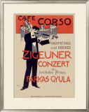 Cafe Corzo Violin Concert Framed Giclee Print