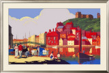 Whitby: Its Quicker by Rail Framed Giclee Print by Alo (Charles-Jean Hallo) 