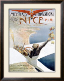 Meeting Aviation Framed Giclee Print by Charles Leonce Brosse