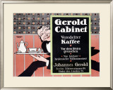 Gerold Cabinet Kaffee Framed Giclee Print by J. Loe