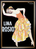 Lina Rosio Framed Giclee Print by Choppy 
