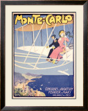 Monte Carlo Framed Giclee Print by Jules-Alexandre Grün