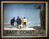 East Coast by LNER Framed Giclee Print