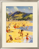 Barmouth, BR Poster, 1956 Framed Giclee Print by Harry Riley