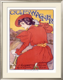 Cycles Wagner Framed Giclee Print by Georges Gaudy