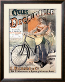 Cycles Decauville Framed Giclee Print by Alfred Choubrac