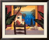 Ocean Breeze I Print by Elizabeth Wright