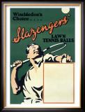 Wimbledon Slazenger Tennis Ball Framed Giclee Print