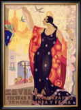 Sevilla, Fiestas Framed Giclee Print