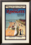 Sunny Ramsgate Railway, c.1908 Framed Giclee Print