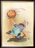 Strike Framed Giclee Print by Gary Patterson