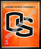 Oregon State University Beavers Team Logo Framed Photographic Print
