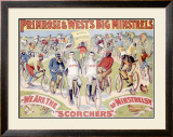 Primrose and West's Big Minstrels Framed Giclee Print