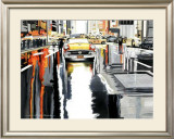 Street Yellow Life Prints by Alain Bertrand