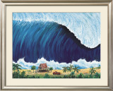 Shorebreak Print by Rick Romano