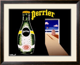 Perrier Advertisement Framed Giclee Print