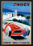 Le Grand Defi Monaco, 18 Mars, 1990 Framed Giclee Print by Pierre Fix-Masseau