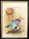 Strike Framed Giclee Print by Gary Patterson