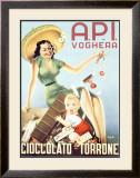 A.P.I. Cioccolato Framed Giclee Print by Di Lullo