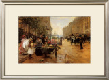 Rue Royale, Paris Print by L. Shryver