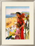 Saltburn, LNER Poster, 1923-1947 Framed Giclee Print by Greenup 