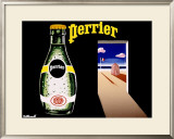 Perrier Advertisement Framed Giclee Print