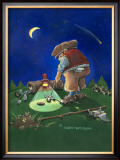 Golf Fanatic Framed Giclee Print by Gary Patterson