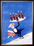 Coca-Cola Coke Ski Framed Giclee Print