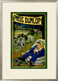 Pneus Dunlop Framed Giclee Print by Georges Gaudy