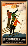 Superbagneres-Luchon, Sports d'Hiver Prints by Leonetto Cappiello