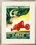 Courses Auto d'Oran Cent Framed Giclee Print by Mattei 