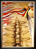 Aviron, 1930 Framed Giclee Print by M. Dacier