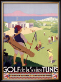 Golf de la Soukra, Tunis Framed Giclee Print by Roger Broders