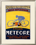 Cycles Meteore Framed Giclee Print by Georges Faivre