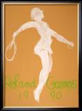 Roland Garros 1990 Prints by Claude Garache