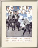 Harper's Weekly, National Authority on Amateur Sport Framed Giclee Print by Maxfield Parrish